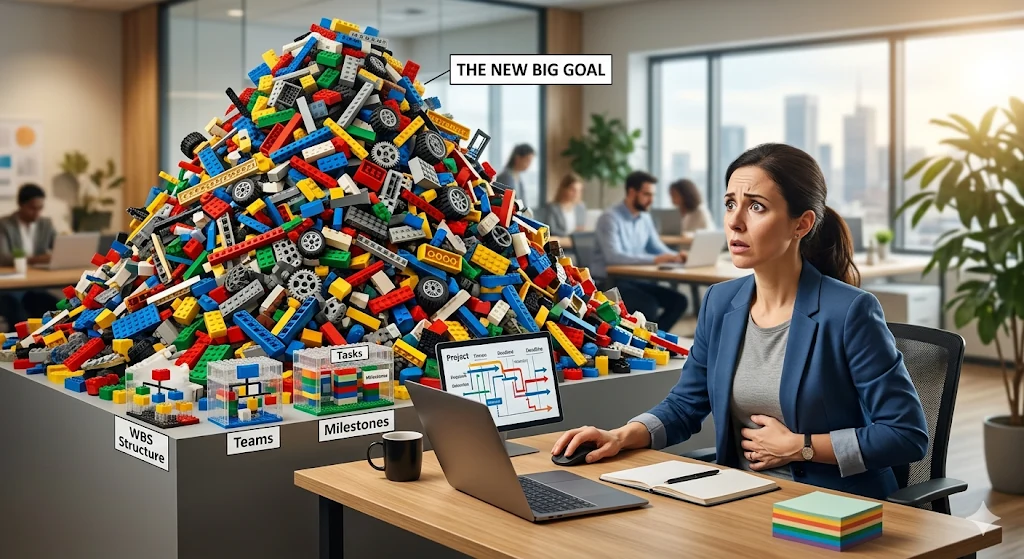 El método LEGO: cómo dividir un proyecto gigante en tareas manejables