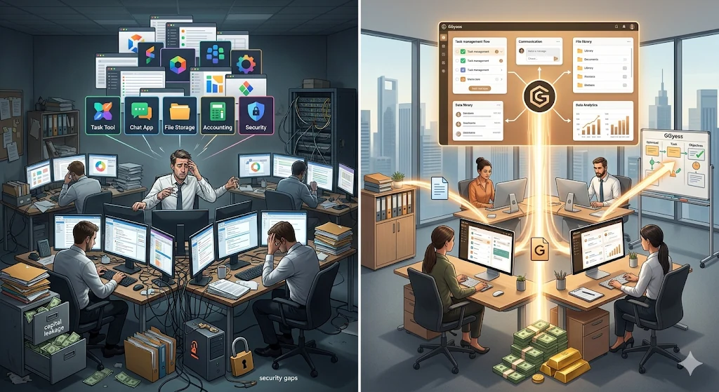 Software fragmentado o ecosistema unificado: la propuesta de GGyess
