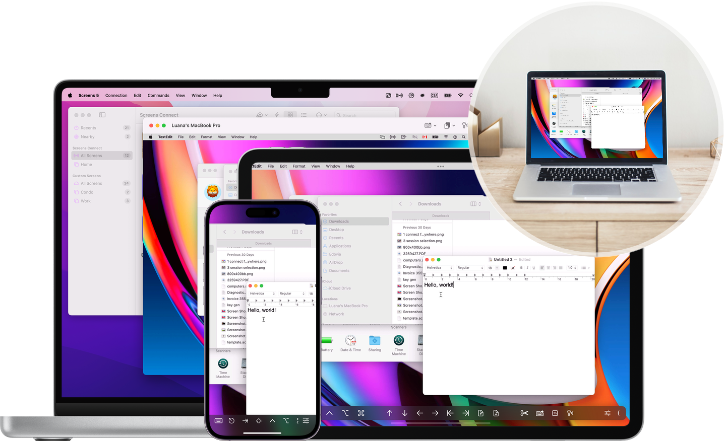 Do You Look at the Screen or Live in It?