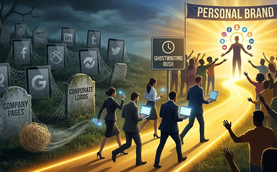 Ghostwriting for CEOs in 2026: The Ultimate Guide to Managing 10 Personal Brands Without Destroying Reputations