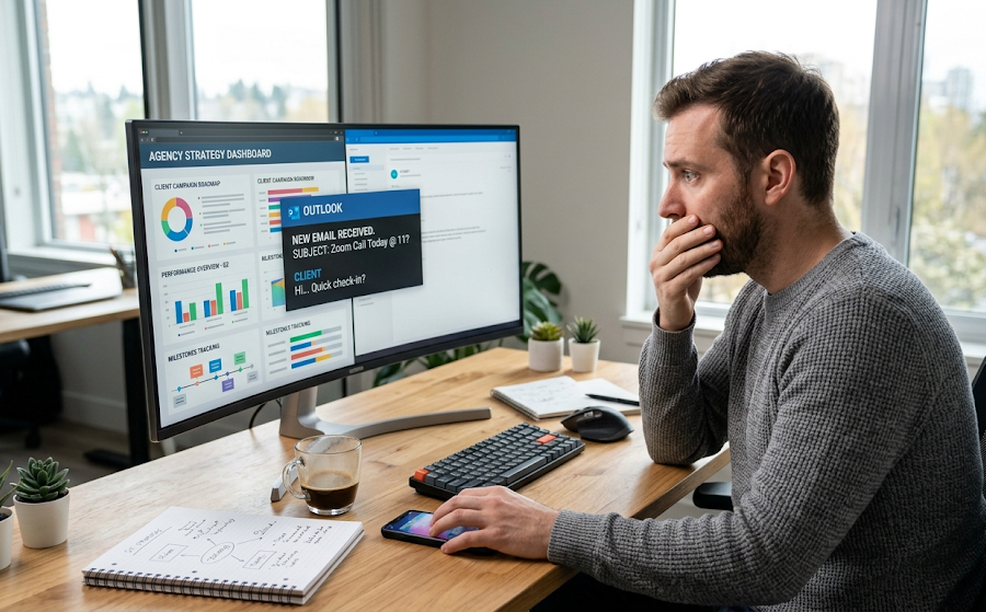 Why Your Clients Demand Weekly Meetings (and How a Shared Board Makes Them Obsolete)