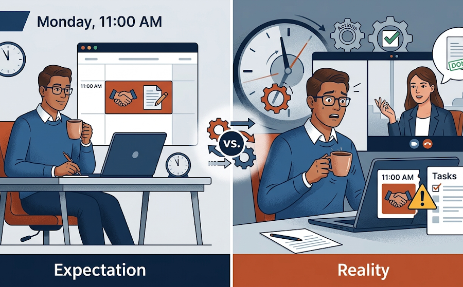 The Invisible Mistake: Why Confusing “Scheduling a Meeting” with “Assigning a Task” Is Sabotaging Your Clients