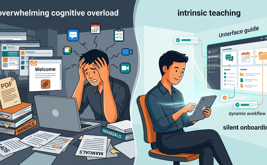 Silent Onboarding: How the Architecture of Your Workspace Educates New Talent Without Manuals