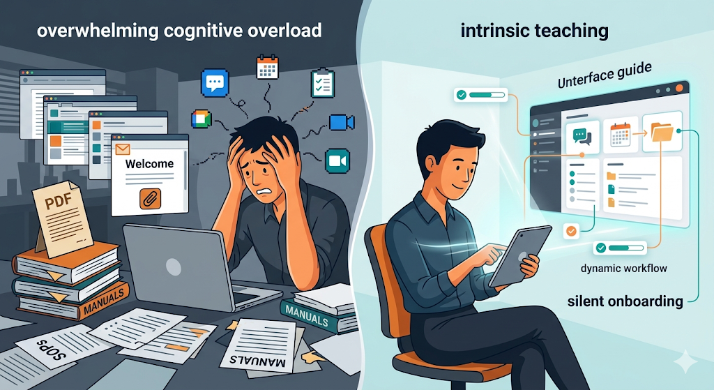 Silent Onboarding: How the Architecture of Your Workspace Educates New Talent Without Manuals